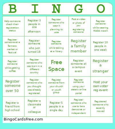 Bingo Card 2