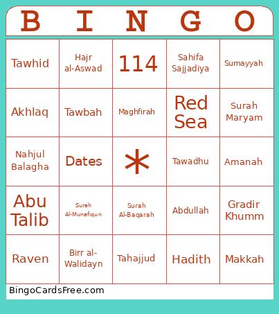 Bingo ABSA card