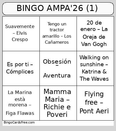 AMPA'26 (1) Bingo Card