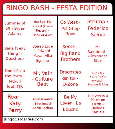 BINGO BASH - FESTA EDITION