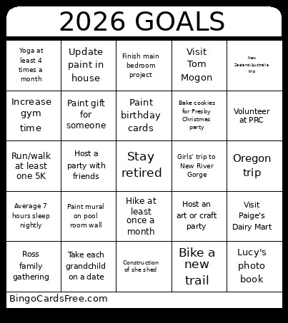 2026 Bingo Card 2