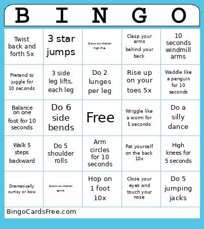 Bingo Card 7