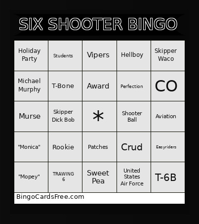 Chili's Edit Bingo Card