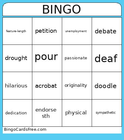 Bingo Cards