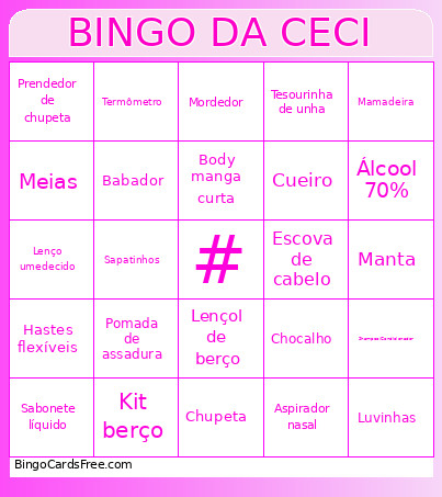DA CECI Bingo Card