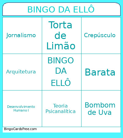 DA ELLÔ Bingo Card