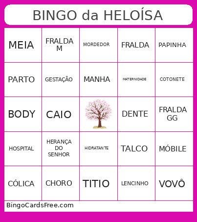 DA HELOÍSA Bingo Card