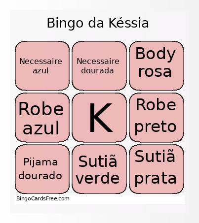 Da Késsia Bingo Card