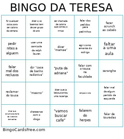 BINGO DA TERESA