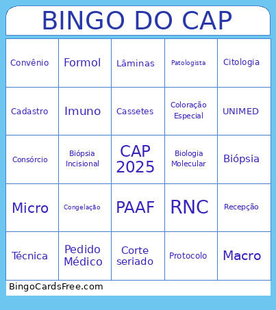 Do Cap Bingo Card