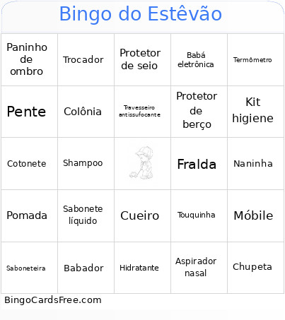Do Estêvão Bingo Card