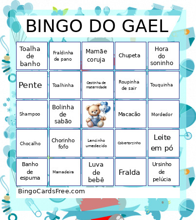 DO GAEL Bingo Card