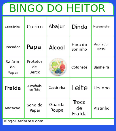 Do Heitor Bingo Card