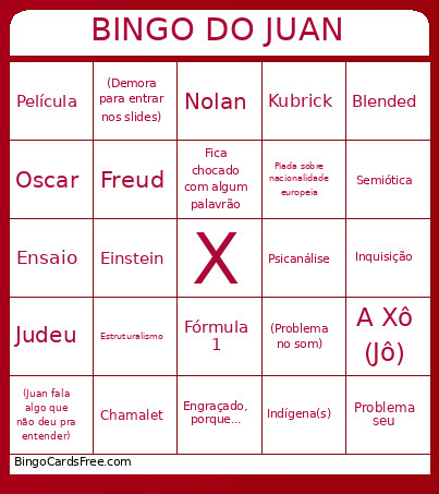 DO JUAN Bingo Card