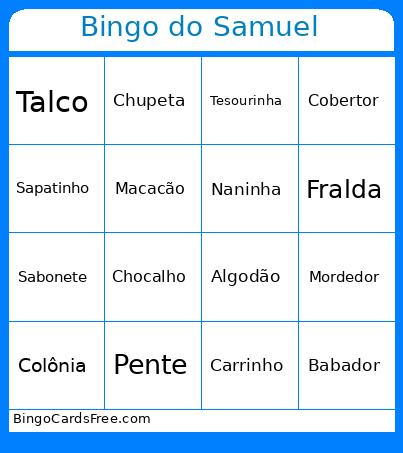 Bingo do Samuel
