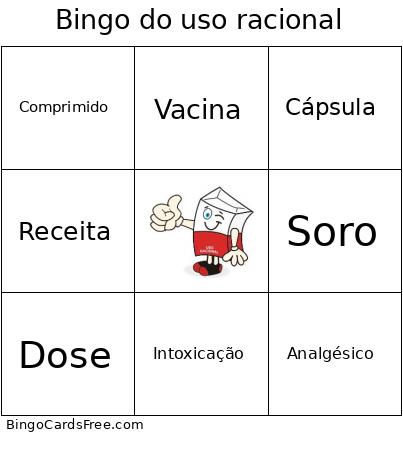 Do Uso Racional Bingo Card