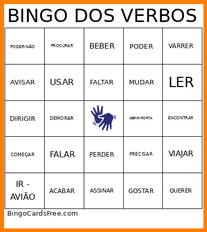 DOS VERBOS Bingo Card