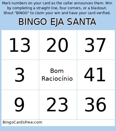 BINGO EJA SANTA