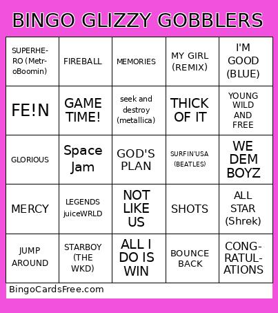 BINGO GLIZZY GOBBLERS 