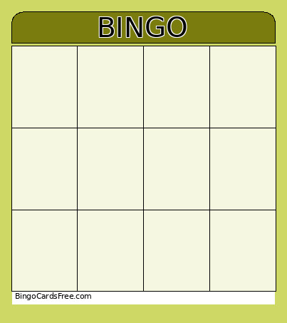 Infantil Bingo Card 2