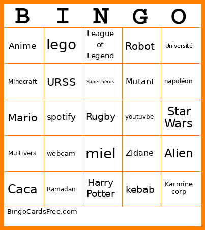 Infinite Craft Bingo Card