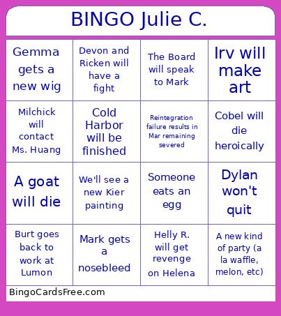 BINGO Julie C.