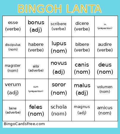 bingo lantah