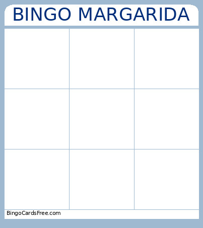 Margarida Bingo Card