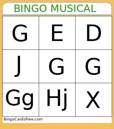 BINGO Musical 