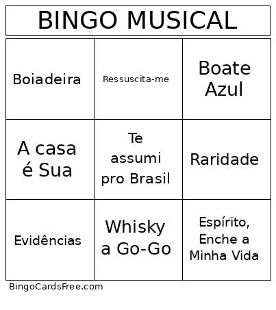 BINGO MUSICAL