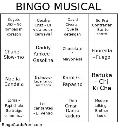 Bingo Musical