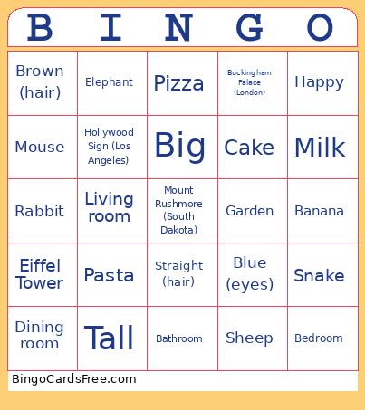 Révisions 6eme Bingo Card