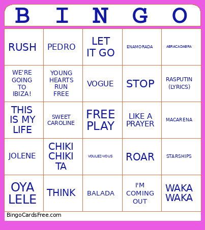 RONDE 2 Bingo Card