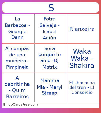 SEARMÓ LA GOSADERA Bingo Card
