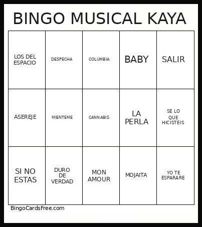 SEMANA SANTA Bingo Card