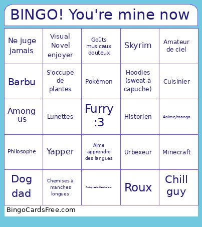 BINGO! You're mine now