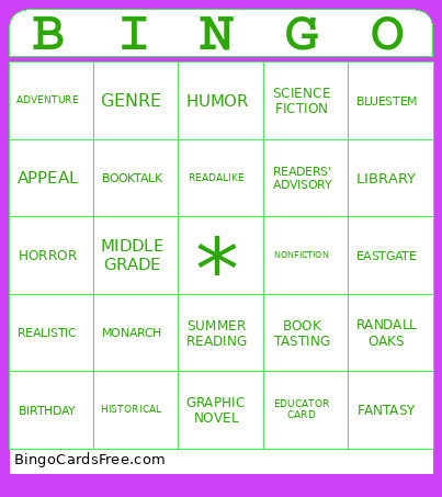 1 Bingo Card