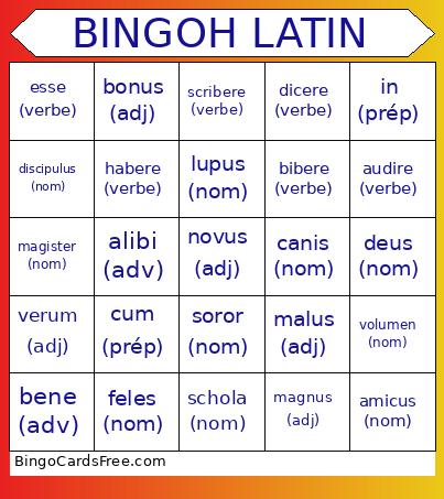 BINGOH LATIN