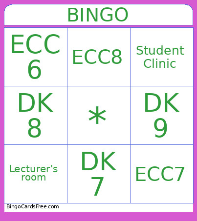 Oo Bingo Card
