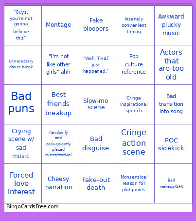 Ooo Bingo Card