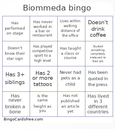 Biommeda bingo