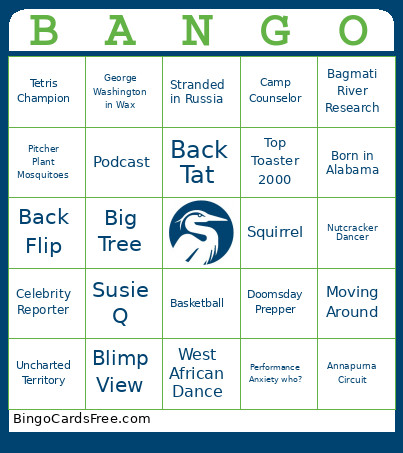 Bird Alliance Of Oregon Bingo Card