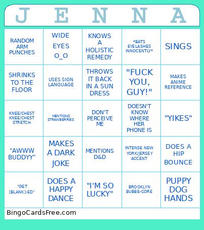 Birfday Bingo