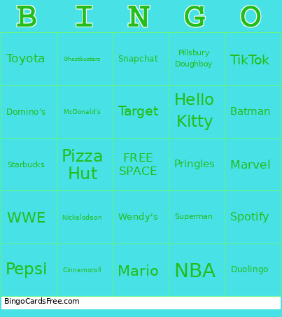 Biz Bingo Card