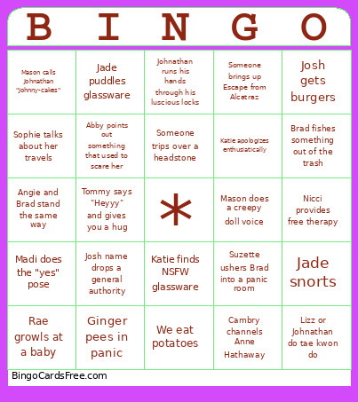 Blank Bingo Card