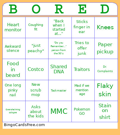 Blerp Bingo Card