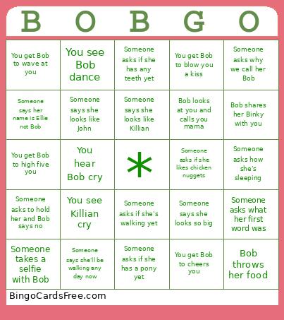 Bob-Go Bingo