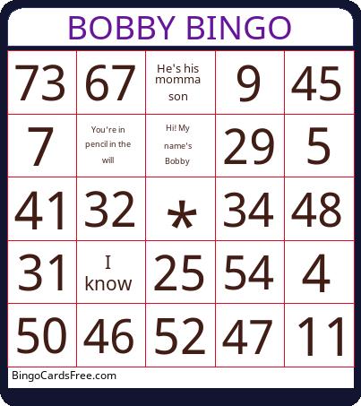 Bobby Bingo