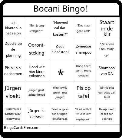 Bocani Bingo Cards Free Pdf Printable Game, Title: Bocani Bingo!