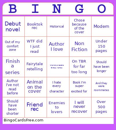 Book Bingo 2025